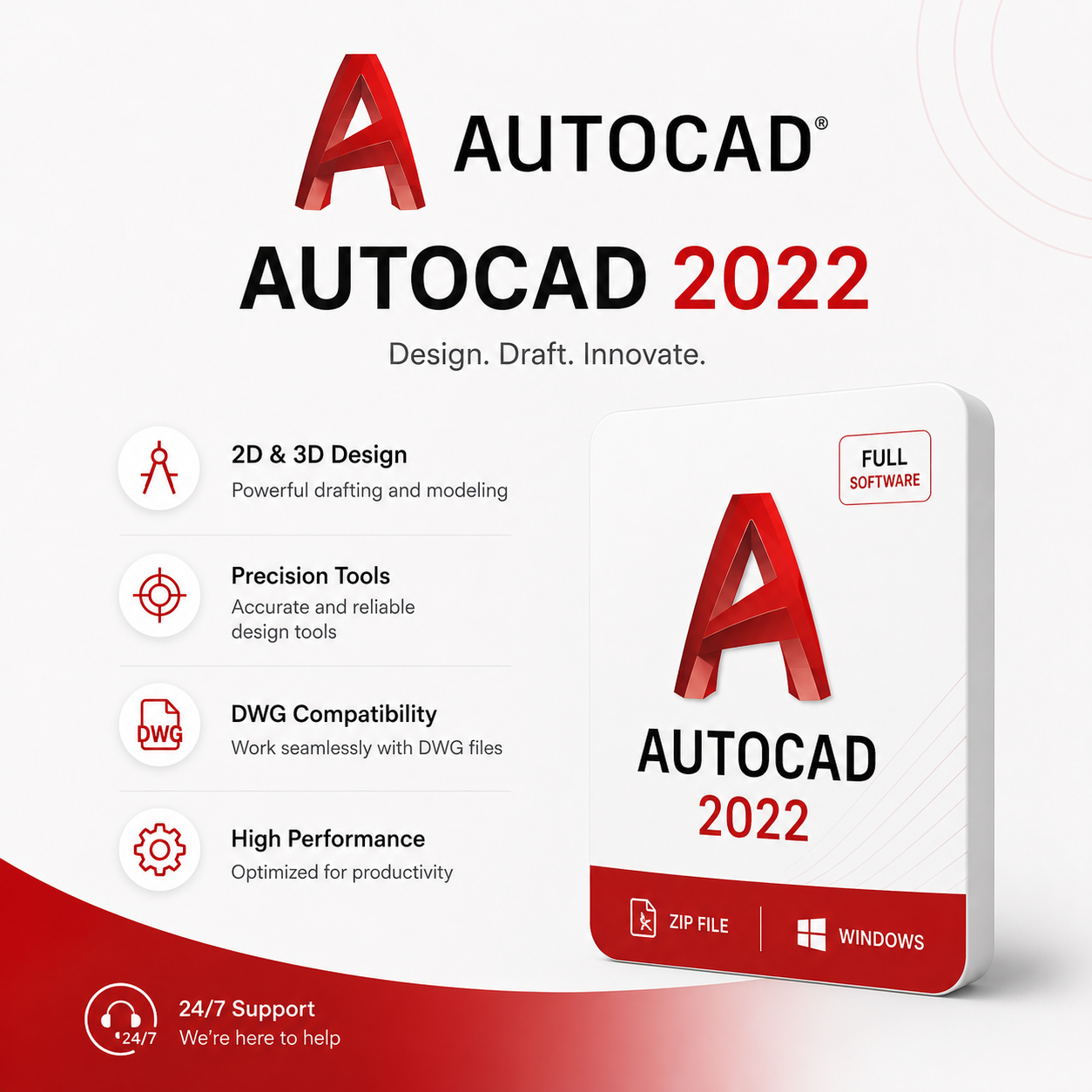 AutoCAD 2022 Full Version for Windows | Lifetime Activation - Image 1