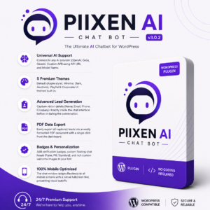 PIIXEN AI Chat Bot v3.0.2 – The Ultimate AI Chatbot Plugin for WordPress